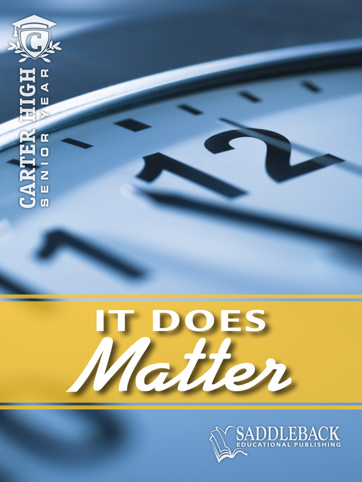 Title details for It Does Matter by Robins Eleanor - Available